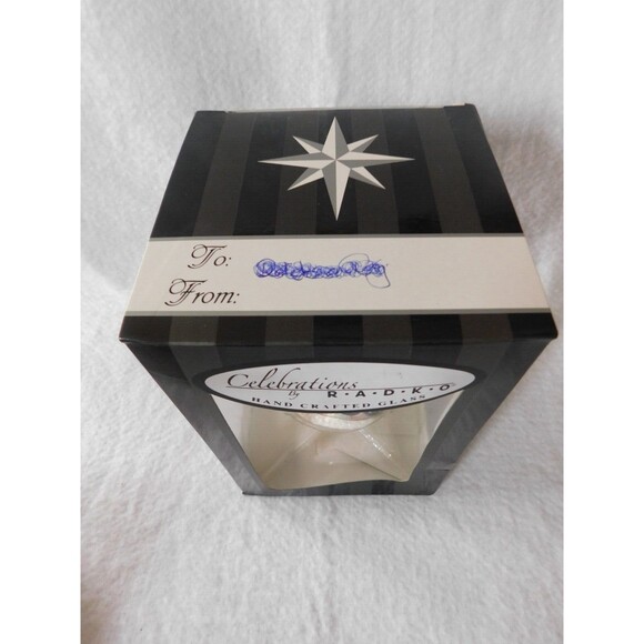 Celebrations by Radko  Glass Ornament   Santa With A Puppy   NEW - Picture 2 of 10